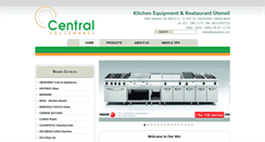 Desktop Screenshot of centralhousewares.com